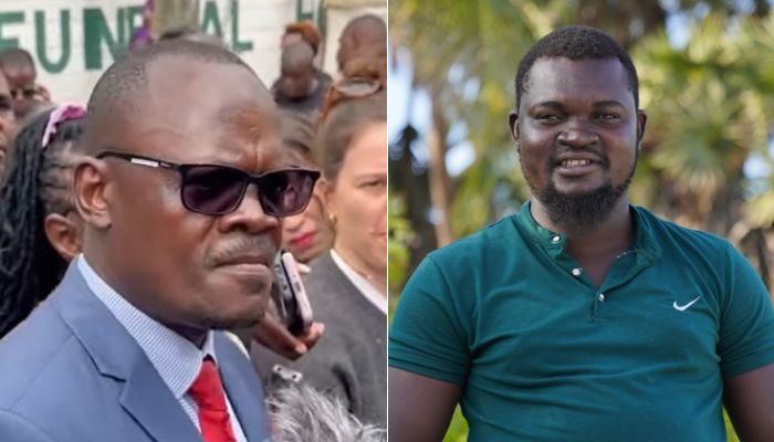 File image of Lawyer Julius Juma (left) and Albert Ojwang.